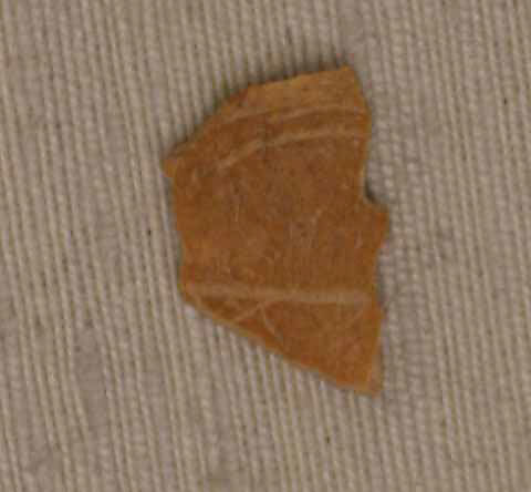 Fragments of Luster Ceramics in One or Two Colors, Earthenware; luster-painted