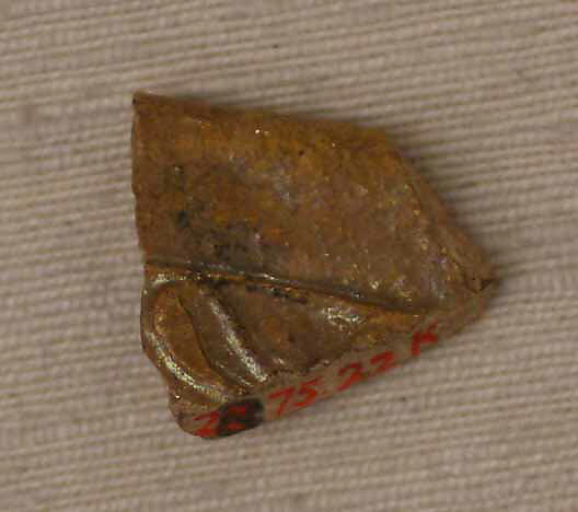 Fragments of Luster Ceramics in One or Two Colors, Earthenware; luster-painted