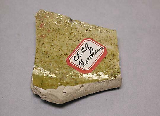 Ceramic Fragments, Earthenware with three color (sancai) glaze