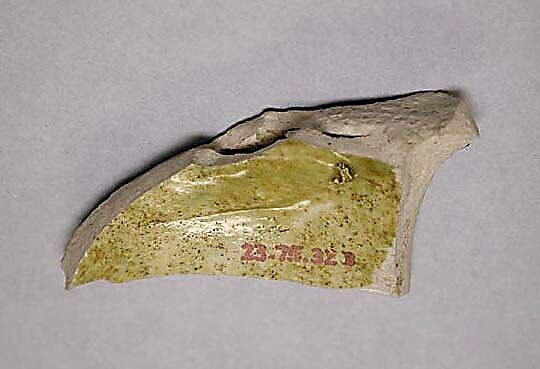 Ceramic Fragments, Earthenware with three color (sancai) glaze