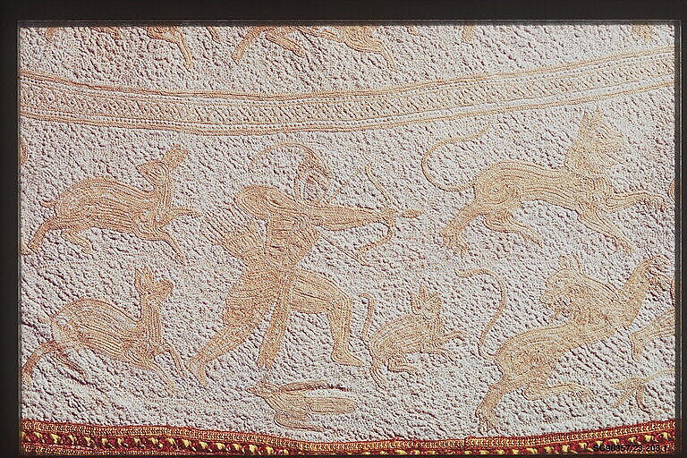 Cope, Cotton; embroidered in tasar or muga silk