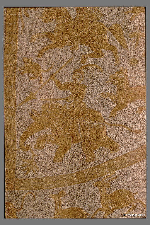 Cope, Cotton; embroidered in tasar or muga silk