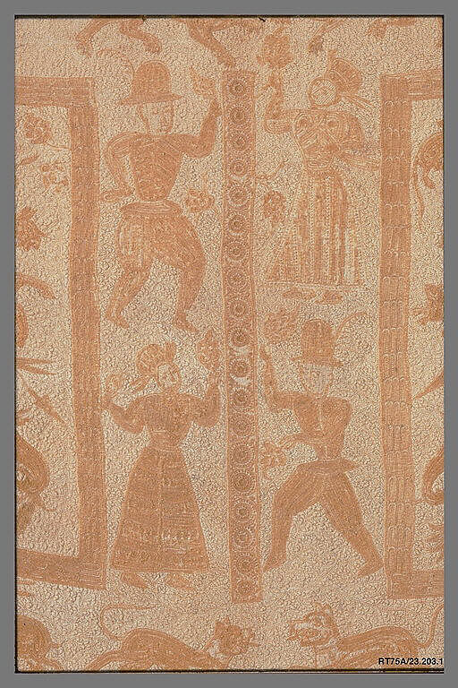 Cope, Cotton; embroidered in tasar or muga silk