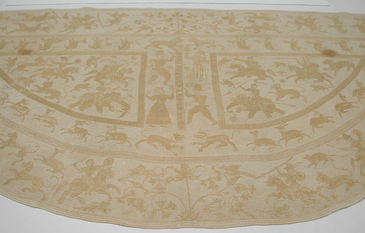 Cope, Cotton; embroidered in tasar or muga silk