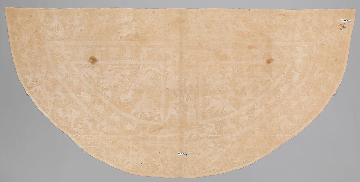 Cope, Cotton; embroidered in tasar or muga silk