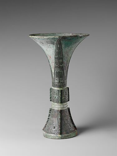 Ritual tripod cauldron (Ding), China, Shang dynasty (ca. 1600–1046 BCE)