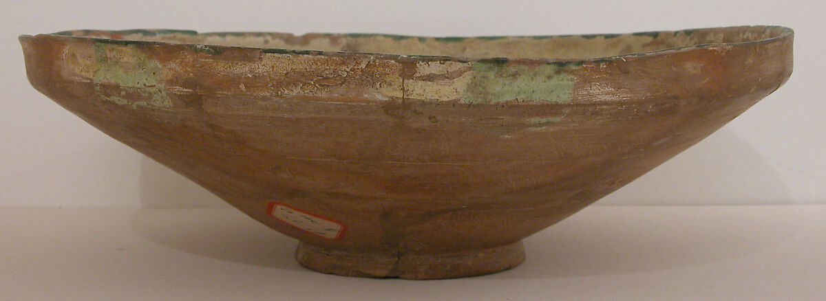 Bowl, Earthenware; glazed