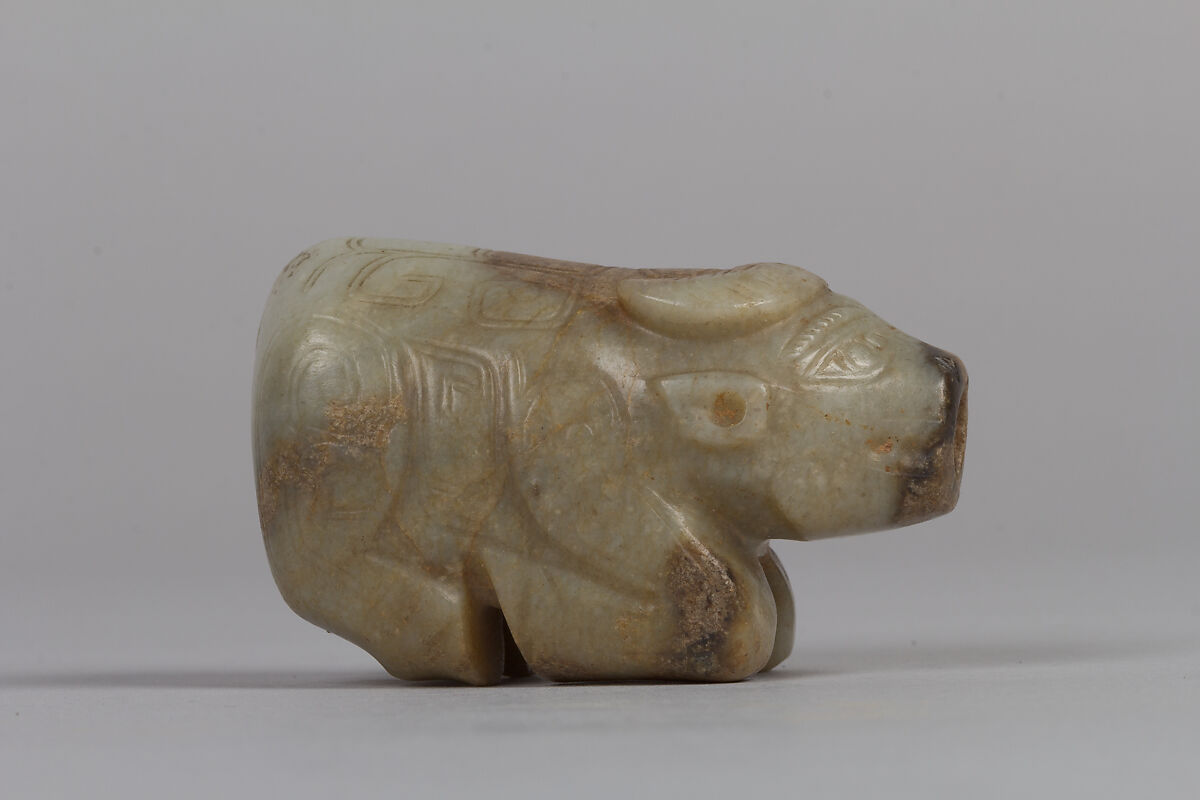 Water Buffalo, Jade (nephrite), China