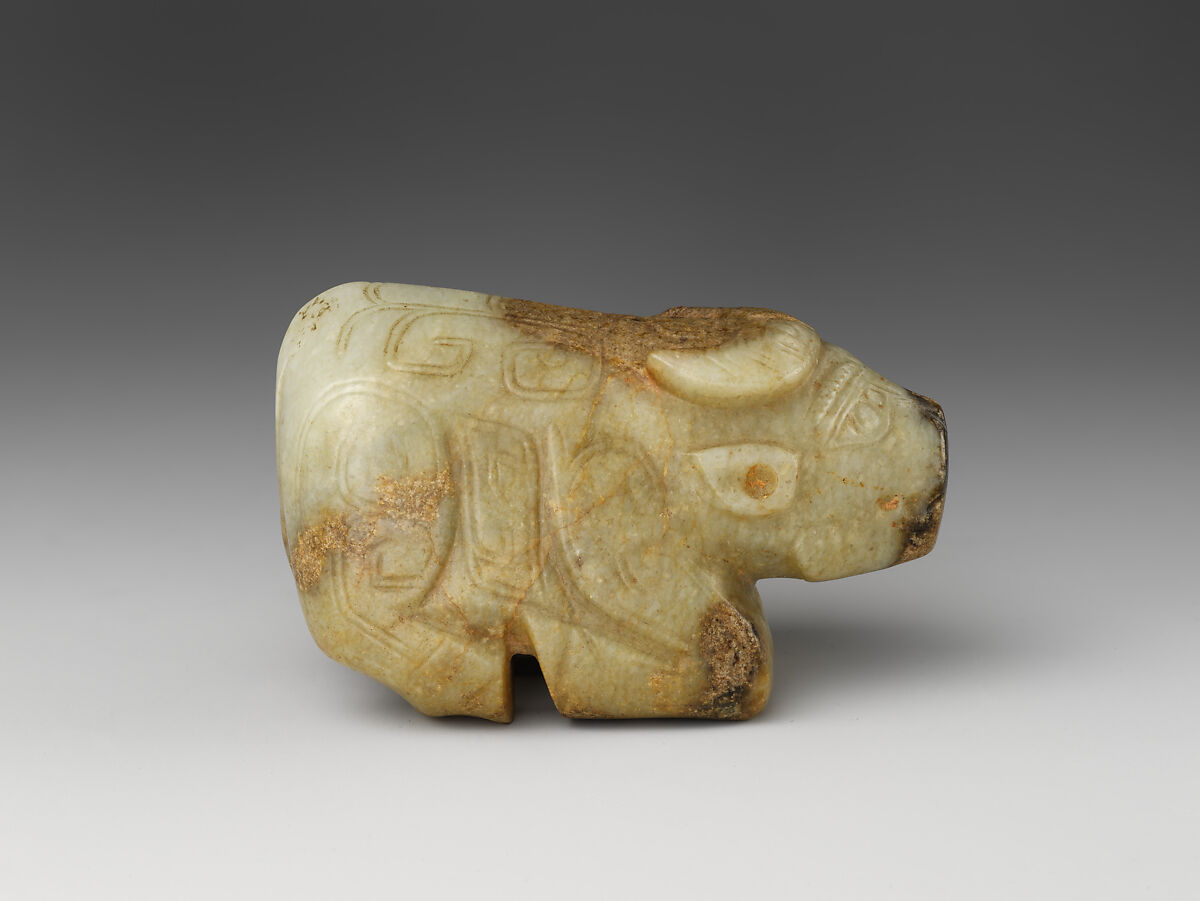 Water Buffalo, Jade (nephrite), China