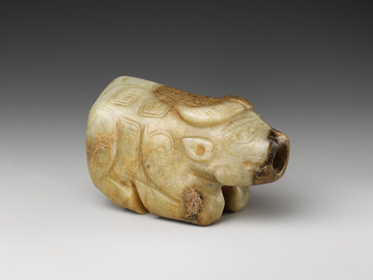Water Buffalo, Jade (nephrite), China