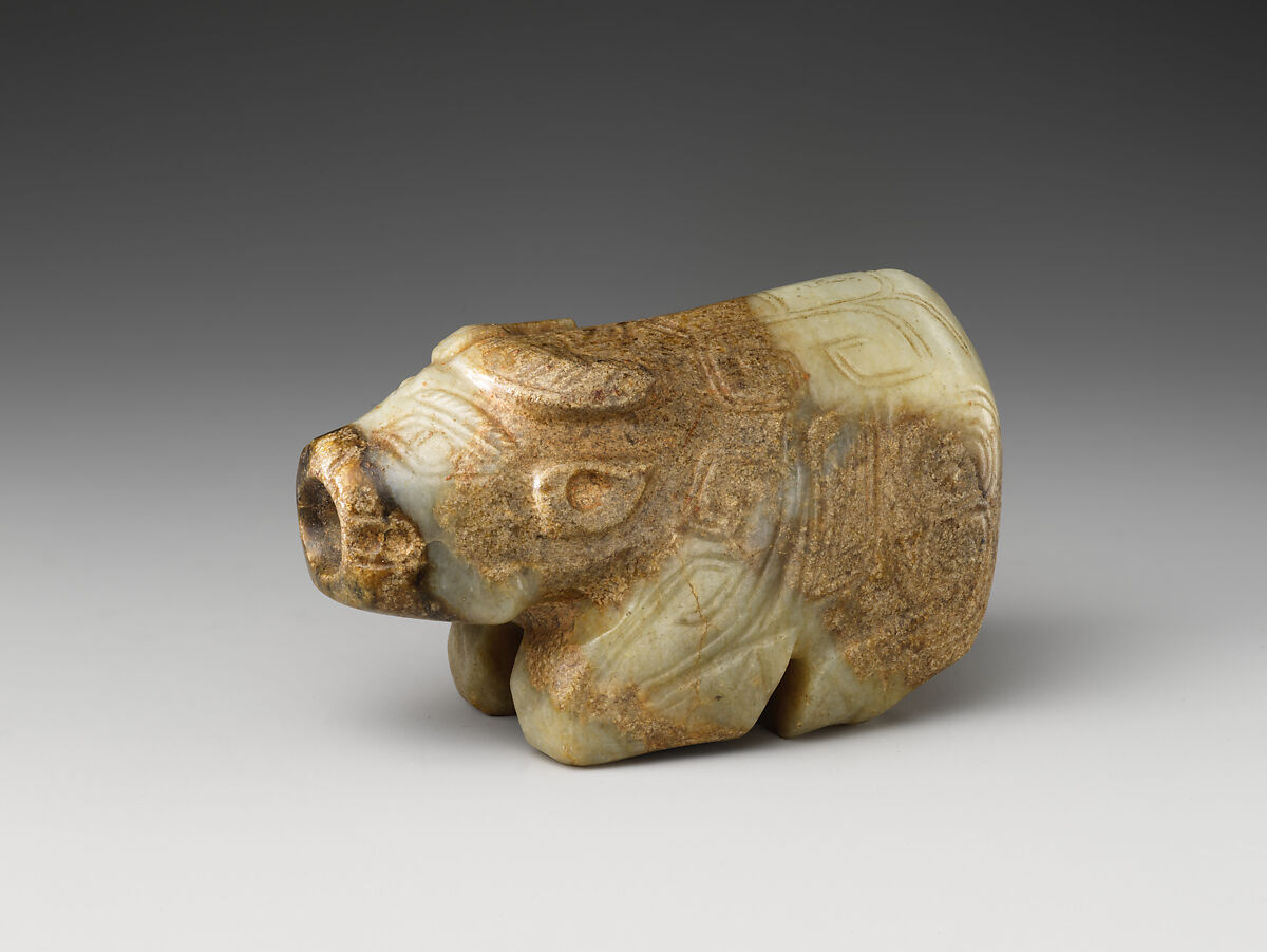 Water Buffalo, Jade (nephrite), China