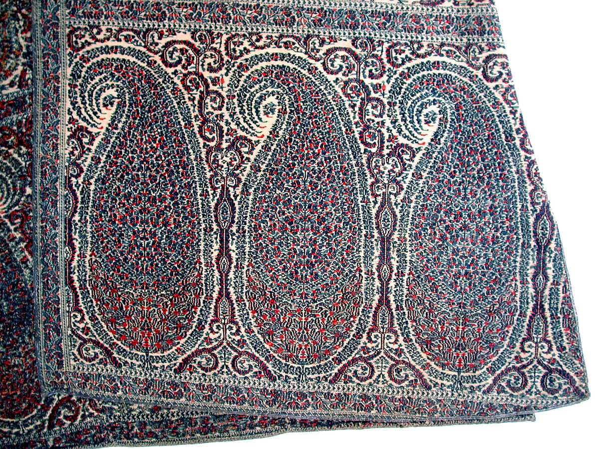 Man's Coat (Choga), Wool, metal wrapped thread; double interlocking twill tapestry weave, applied decorative braid