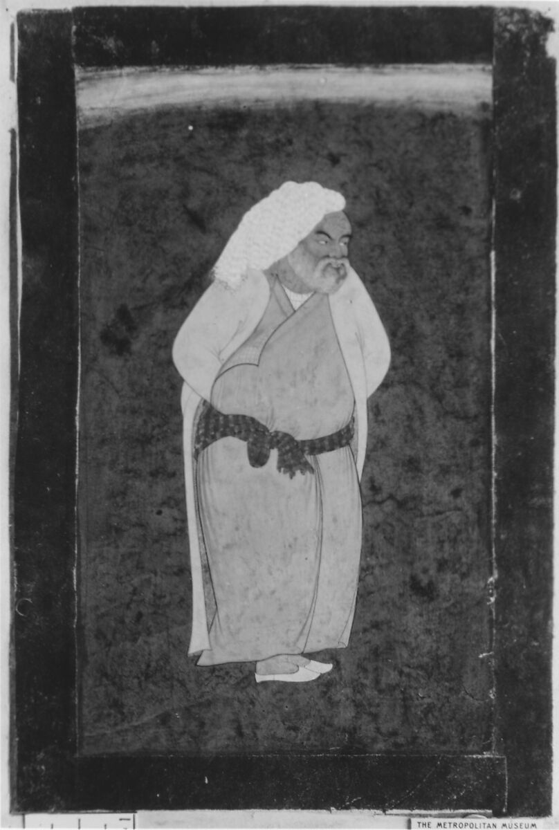 Elderly Man of Isfahan, Opaque water color on paper