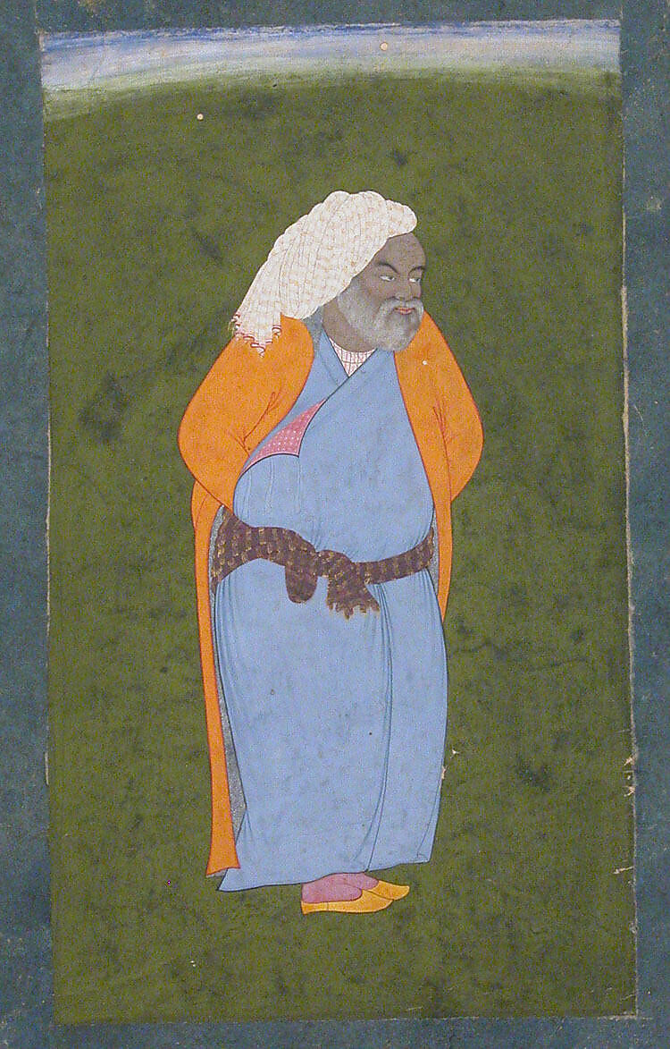 Elderly Man of Isfahan, Opaque water color on paper