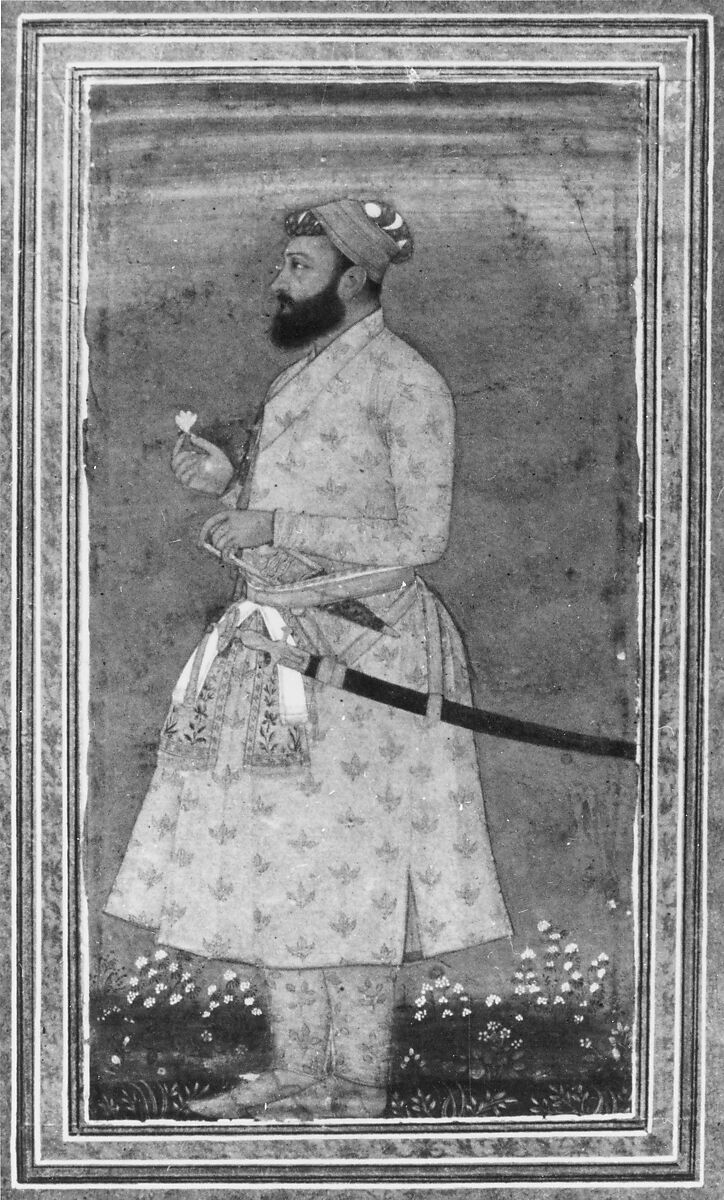 Portrait of Muhammad Salih Kambu, Opaque watercolor on paper