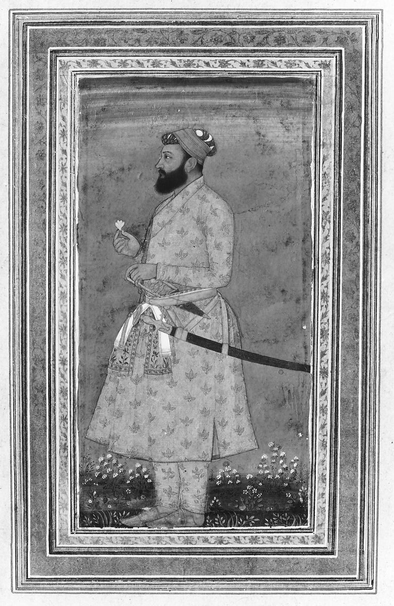 Portrait of Muhammad Salih Kambu, Opaque watercolor on paper