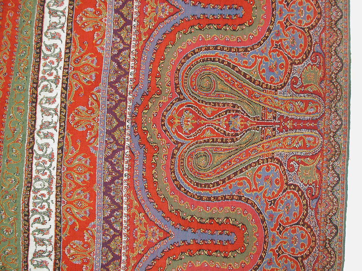 Cover, Wool, silk; embroidered
