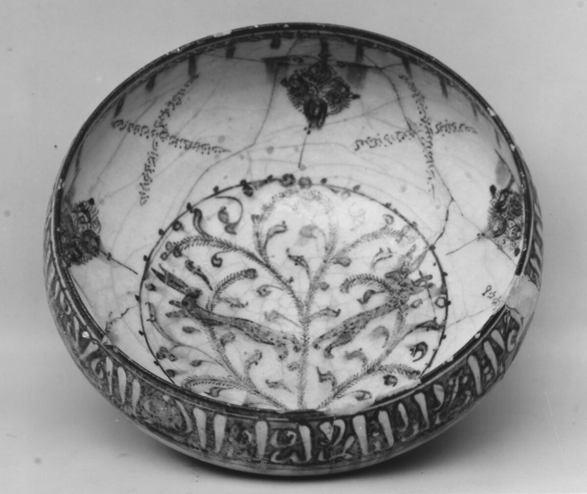 Bowl, Earthenware; glazed