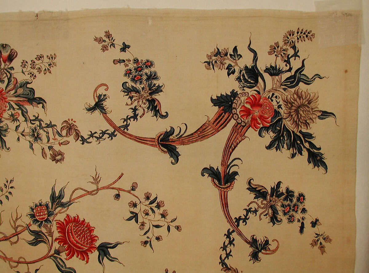Hanging (Palampore), Cotton; pounced and printed