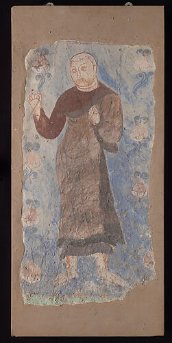 Monk Holding a Lotus