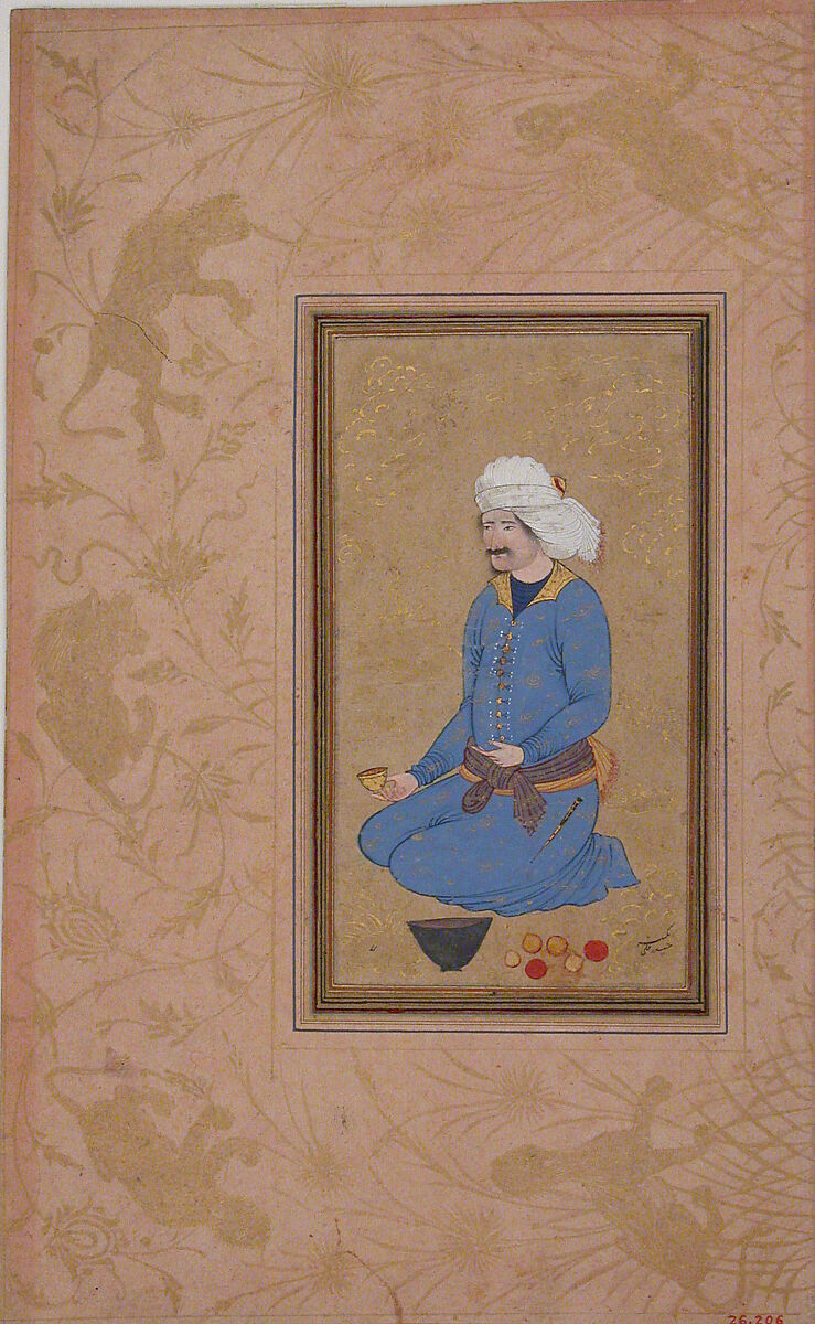 Portrait of Haidar Quli, On paper 
