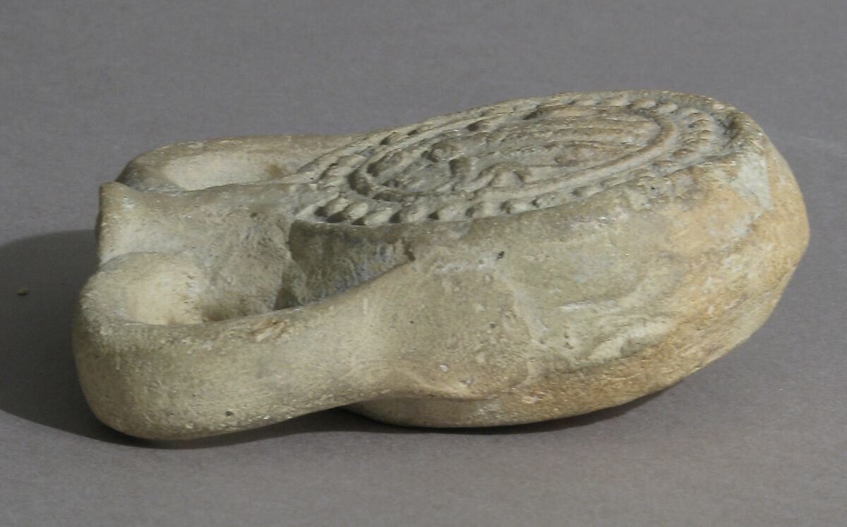 Ampulla (Flask) of Saint Menas, Earthenware; molded