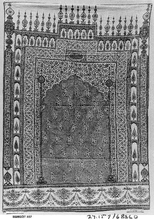 Hanging, Cotton; block-printed and painted 