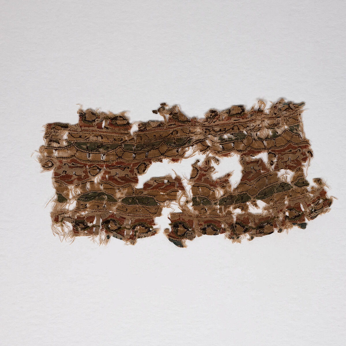 Textile Fragment, Silk, cotton 