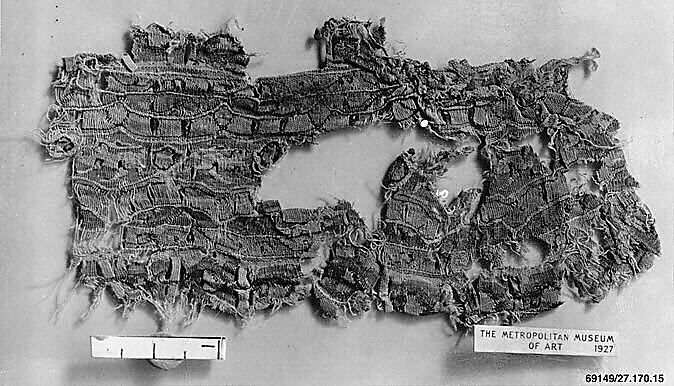 Textile Fragment, Silk, cotton