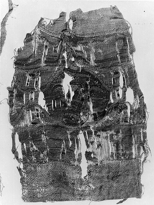 Textile Fragment, Cotton and silk; tapestry woven