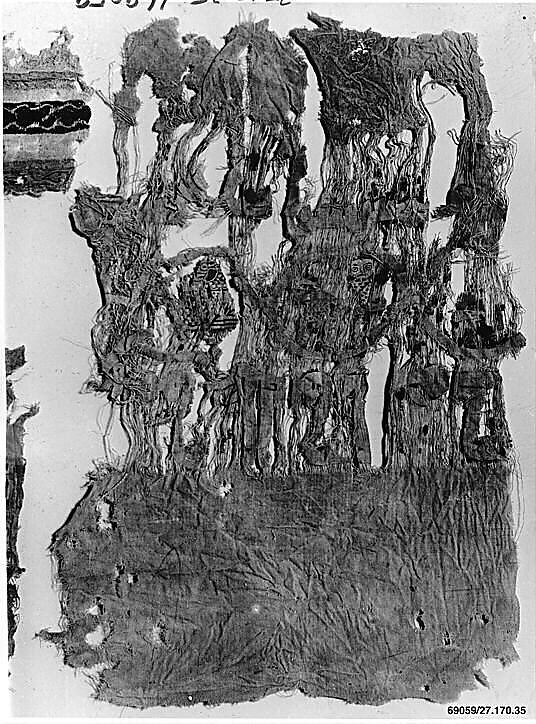 Textile Fragment, Cotton and silk