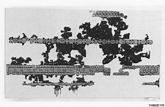 Textile Fragment, Wool, silk; tapestry weave