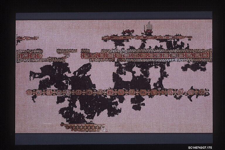 Textile Fragment, Wool, silk; tapestry weave