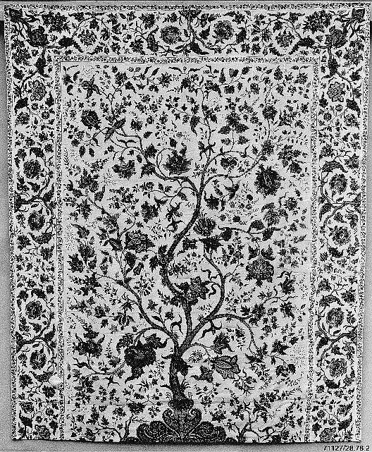 Hanging (Palampore), Cotton; printed