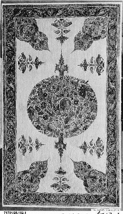 Cover (Rumal), Cotton; plain weave, mordant dyed and painted, resist dyed