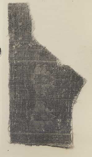 Carpet Fragment, Wool; asymmetrically knotted pile