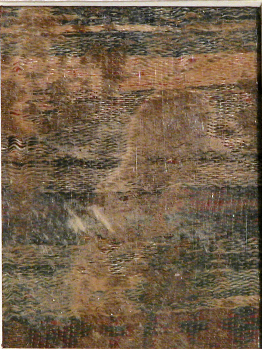Textile with Musicians, Silk, gilt animal substrate around a silk core; lampas