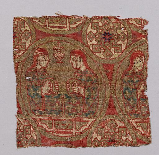 Textile with Musicians