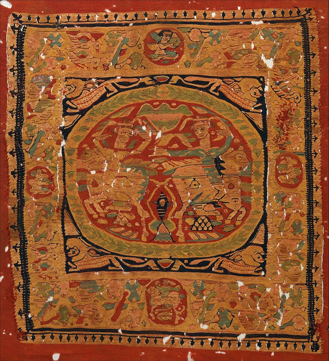 Hanging with Images of Abundance, Wool