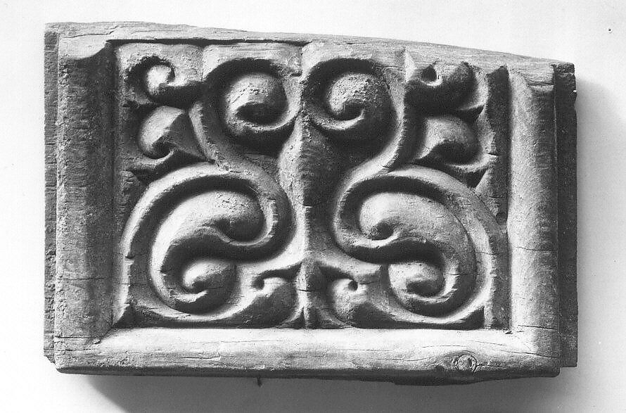 Panel, Wood; carved 