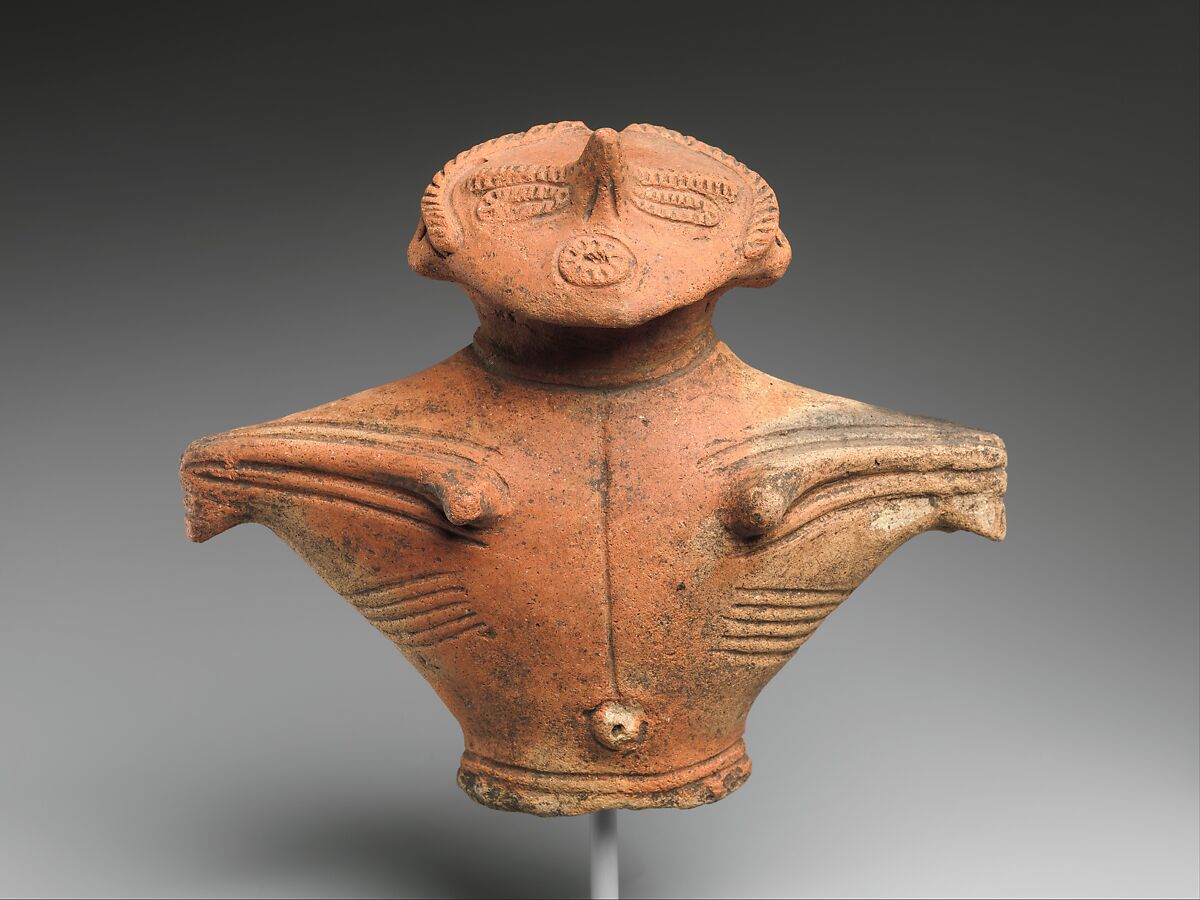 Dogū (Clay Figurine), Earthenware with cord-marked and incised decoration, Japan 