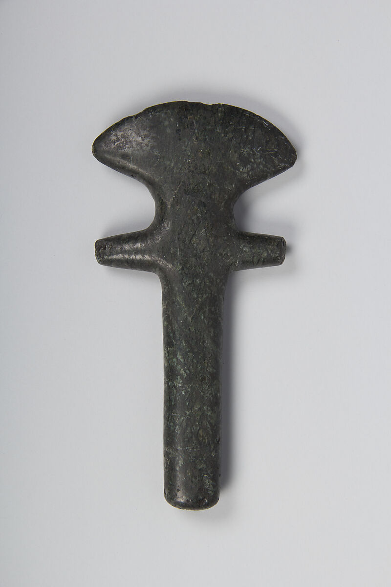 Stone Axe with Hornlike Protrusions  (Yūkaku sekifu), Stone, Japan