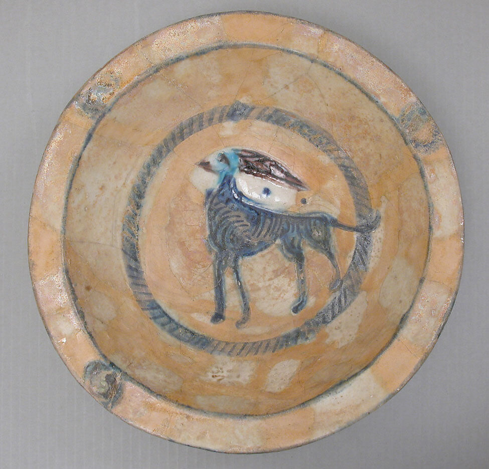 Bowl, Earthenware; glazed 