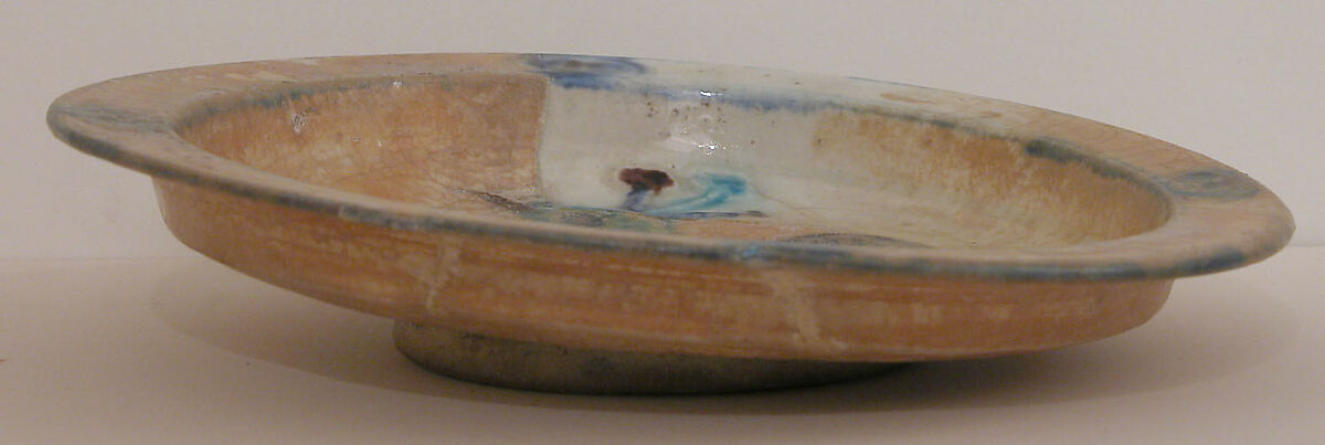 Dish, Earthenware; glazed