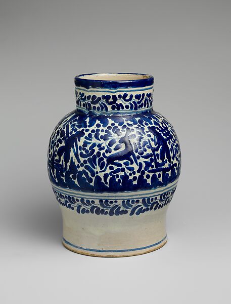 Jar, Enrique Luis Ventosa, Tin-glazed earthenware, Mexican 