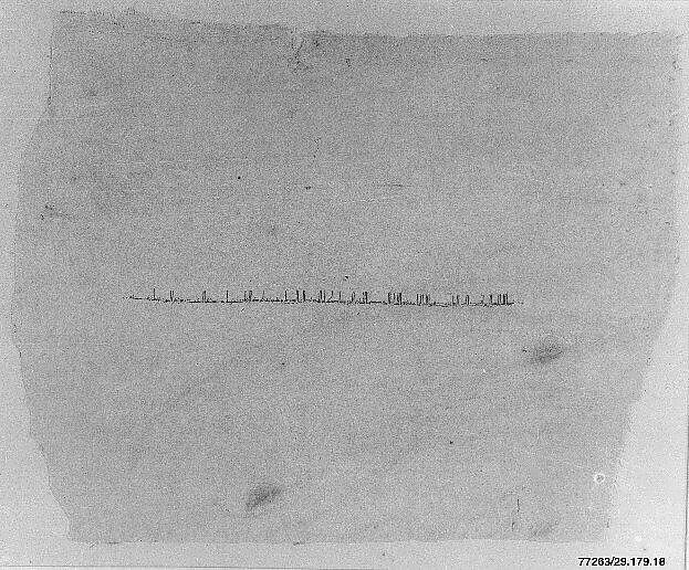 Textile Fragment, Linen, silk; plain weave, embroidered