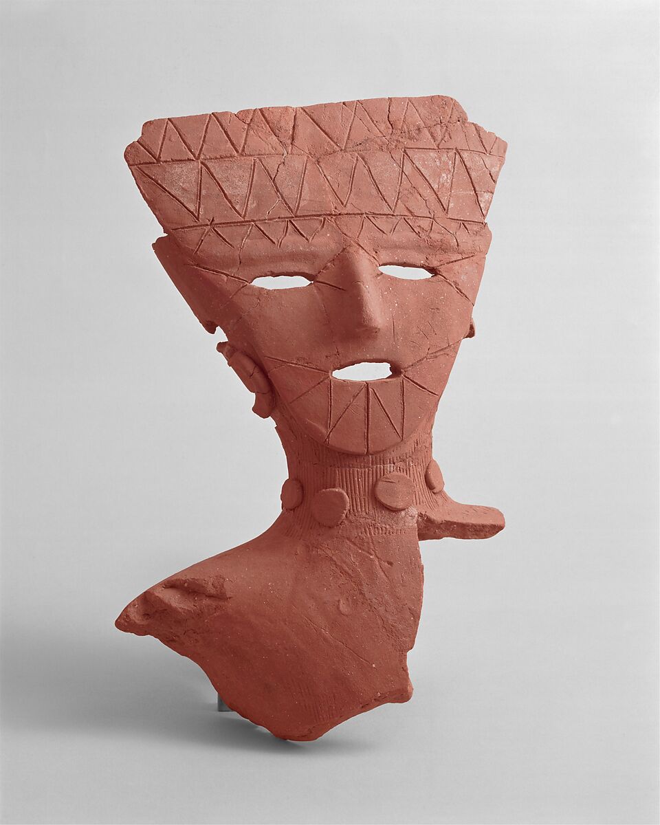 Haniwa (Hollow Clay Sculpture) of a Shaman

, Earthenware with painted, incised, and applied decoration (Kanto region), Japan