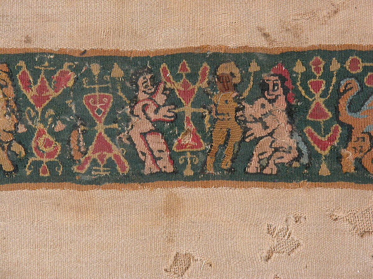 Textile Fragment, Wool; tapestry-woven 