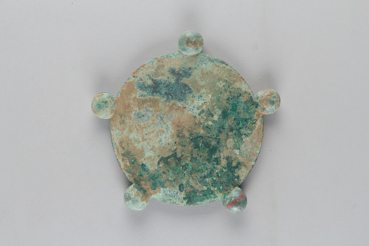 Mirror with Five Bells, Bronze, Japan