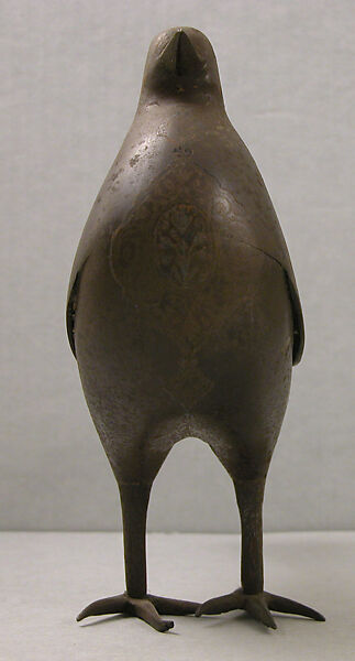 Figure, Iron; damascened, lacquered